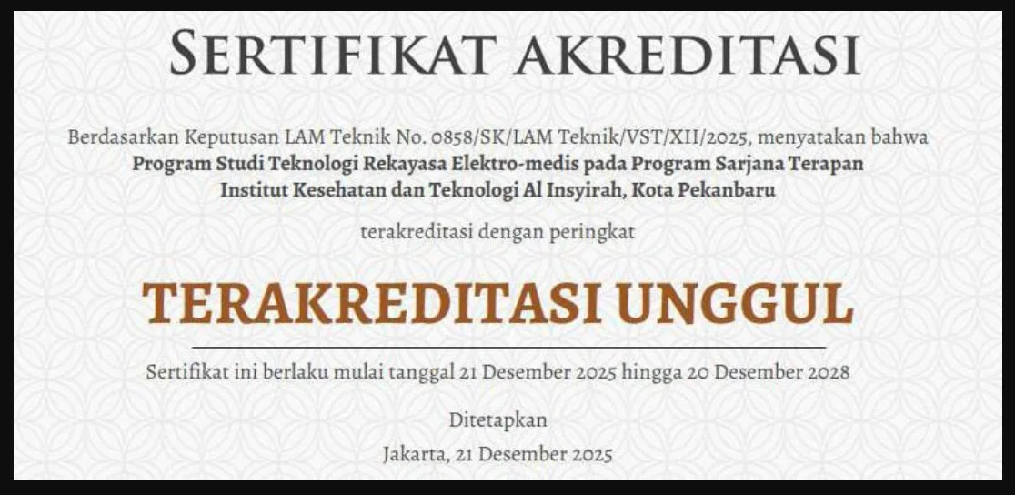 Gemilang di Akhir Tahun, Prodi TREM IKTA Raih Akreditasi Unggul LAM Teknik